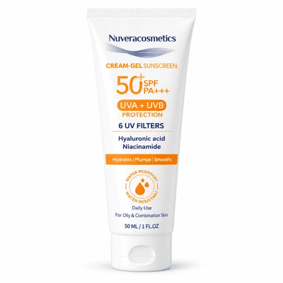 واقي شمس نوفيرا كريم جيل SPF50+ - Nuvera Cream-Gel Sunscreen