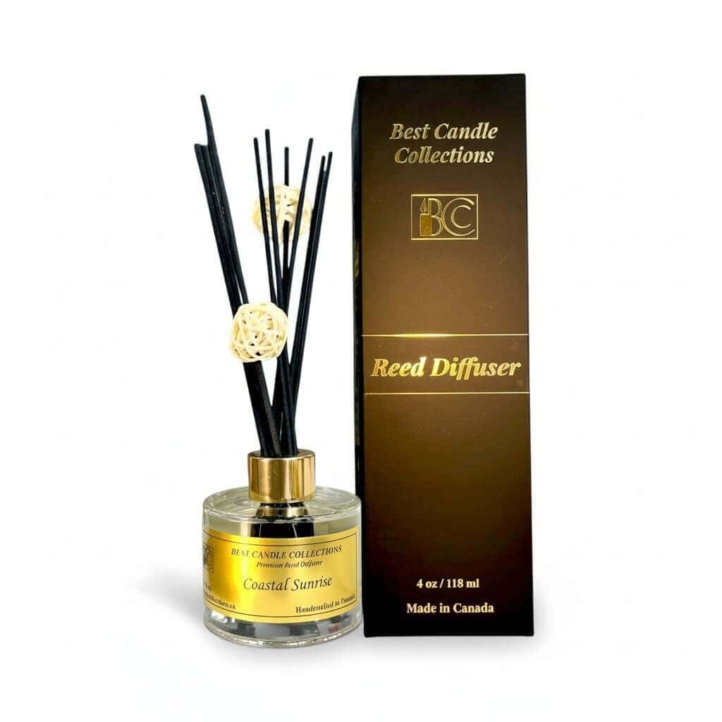 Reed Diffuser for Coastal Sunrise scent, part of Best Candle Collections.
