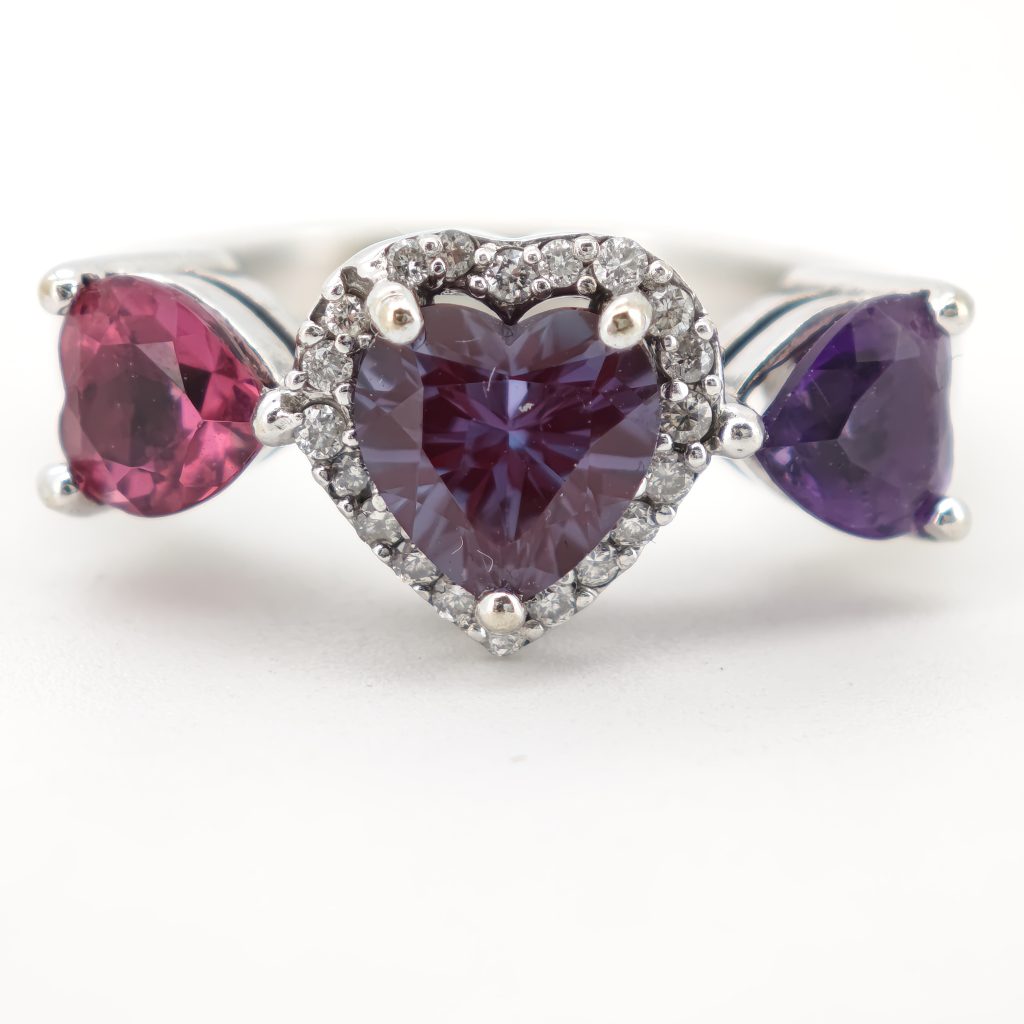inel aur 14k cu alexandrite 2.25ct