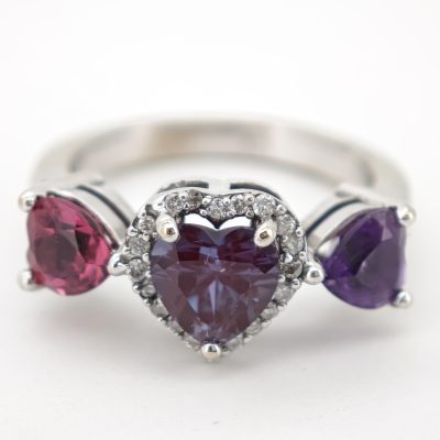 inel aur 14k cu alexandrite 2.25ct