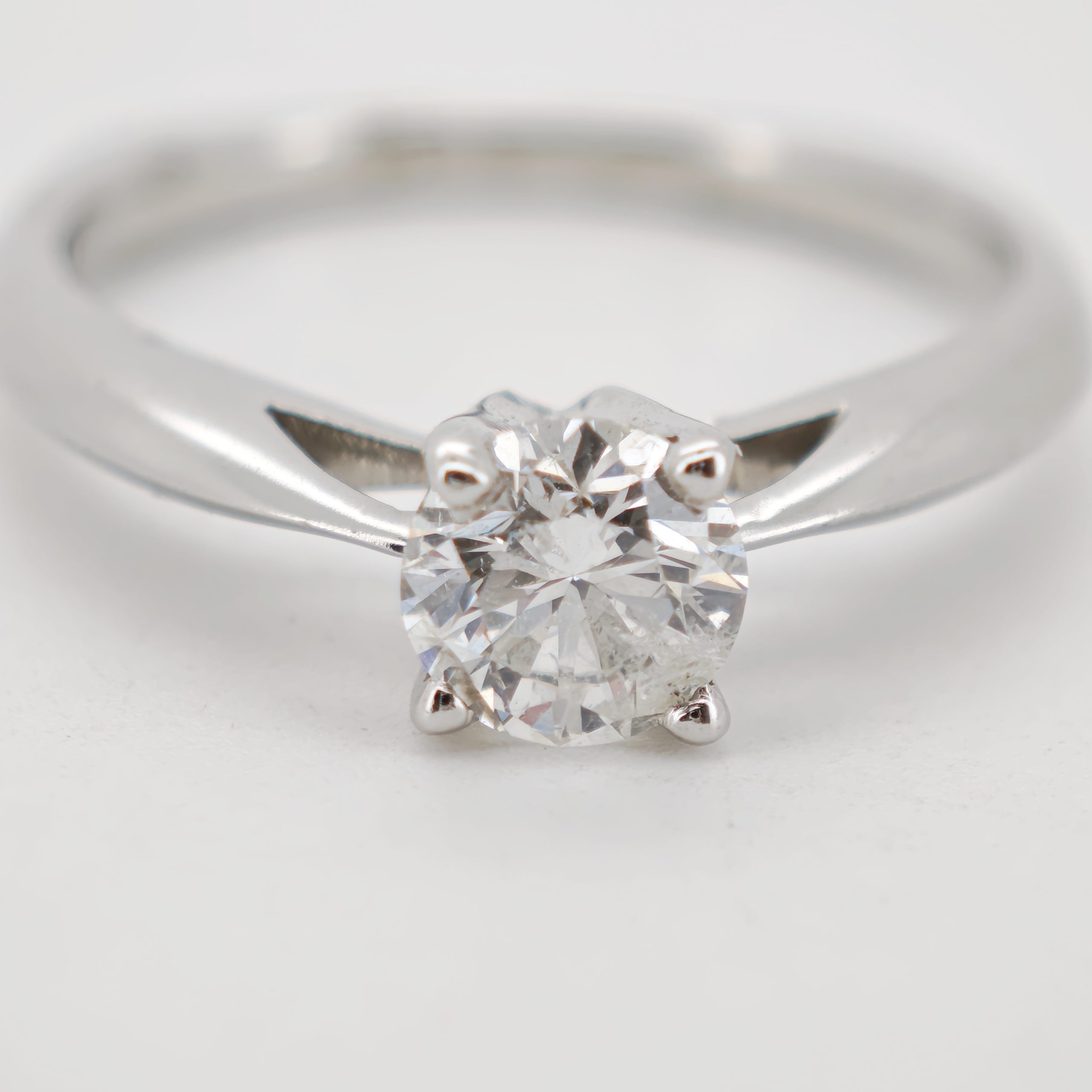 inel logodna platina scott kay cu diamant 0.65ct