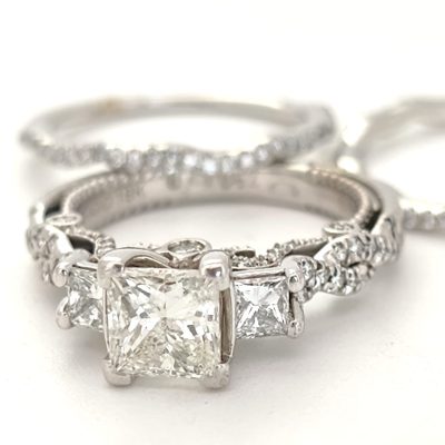 Inel 18k cu diamante naturale 2,10ct