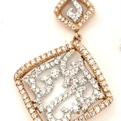 Colier 14k cu diamante naturale 1,5ct