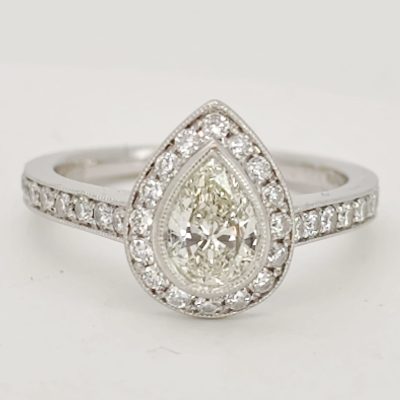 Inel 14k cu diamante naturale 1.00ct