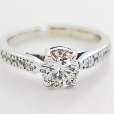 inel 14k cu diamante 1.0ct