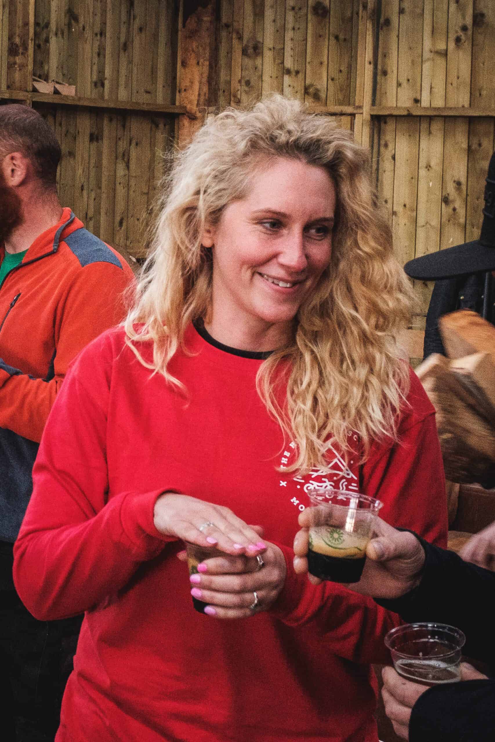 Highland Scramble Moto Camp Red Long-Sleeved T-Shirt - Image 2