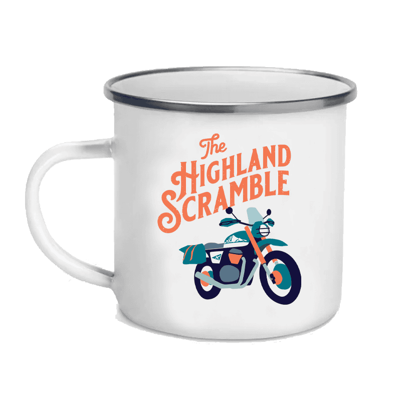 Enamel Highland Scramble Mug
