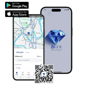Download the Blue Diamond Transfers Passenger App