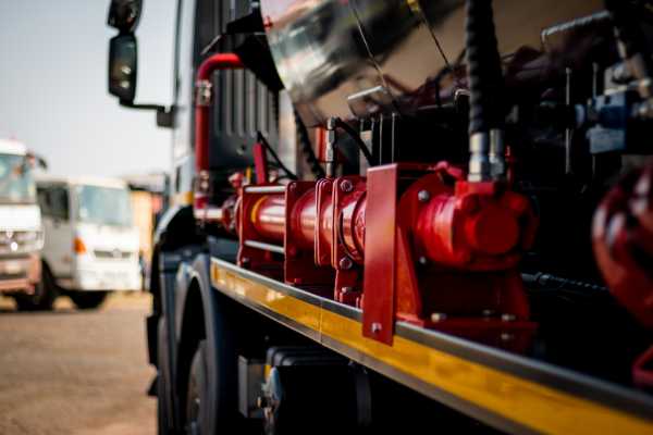 BME's used-oil collection truck unit.
