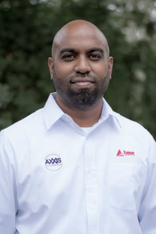 Sachin Govender BME Used Oil Manager Facing Front