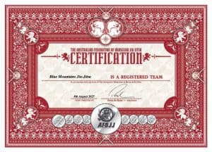 The Australian Federation of Brazilian Jiu Jitsu (AFBJJ) Registration - Blue Mountains Jiu Jitsu Academy