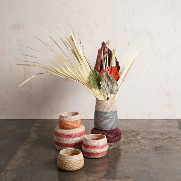 Baskets, cestos decorativos multifuncionales para decorar y organizar espacios en eventos