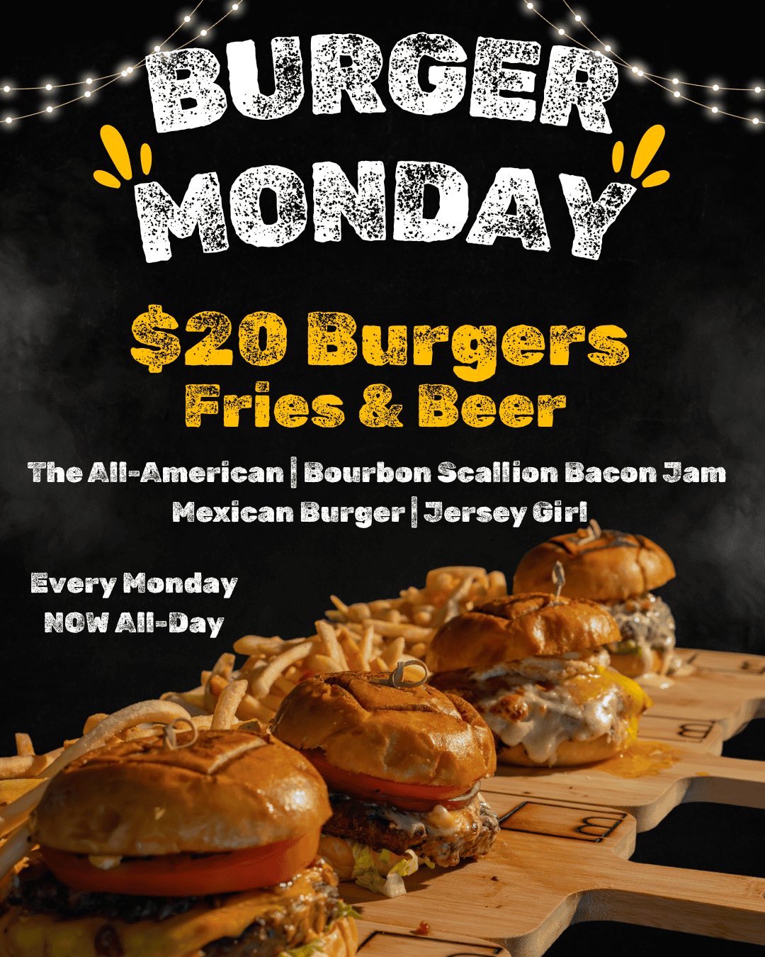 Burger Monday at Bordentown Square