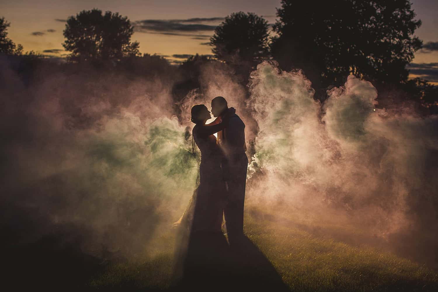 Smoke Bomb Wedding