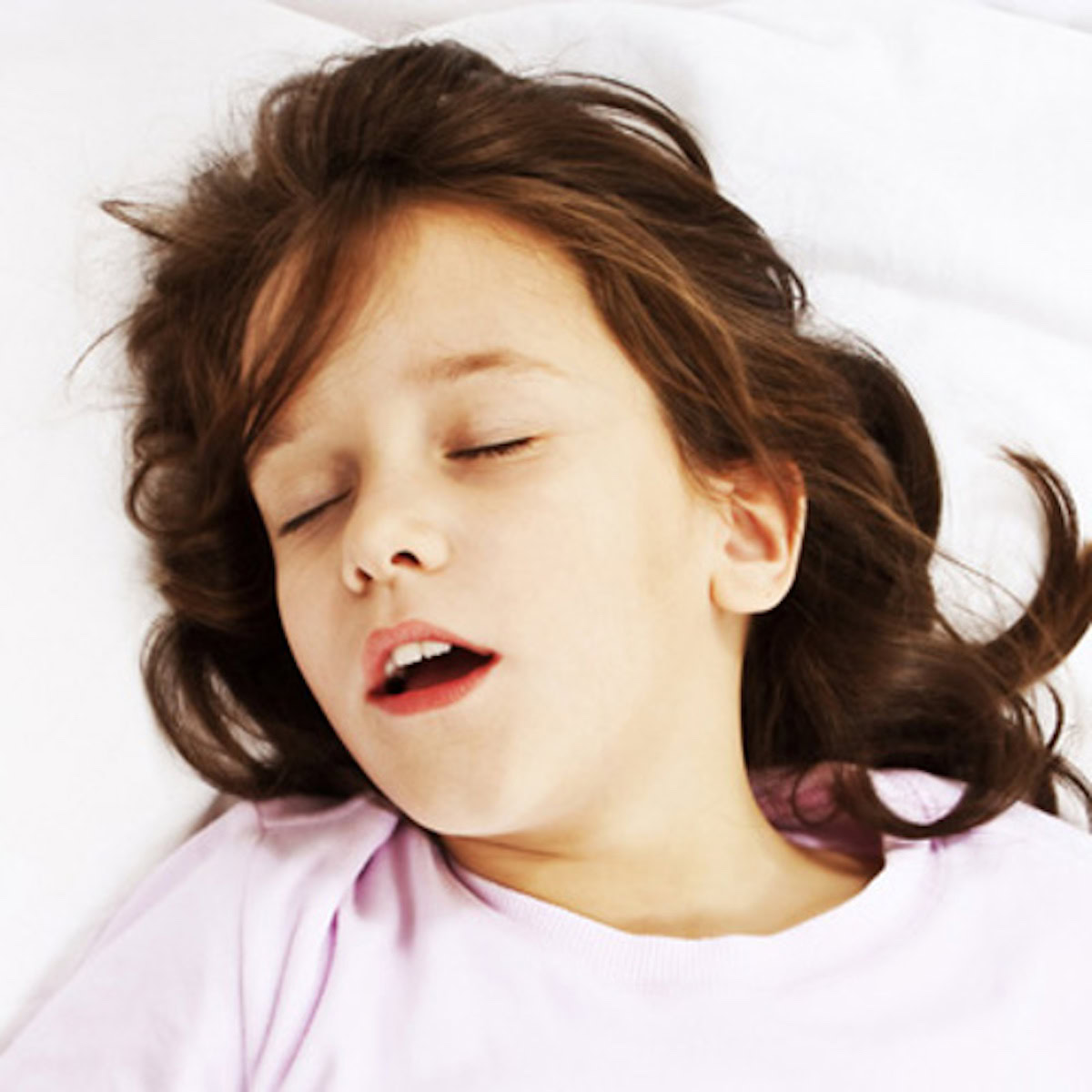 Child sleeping, breathing and sleep health
