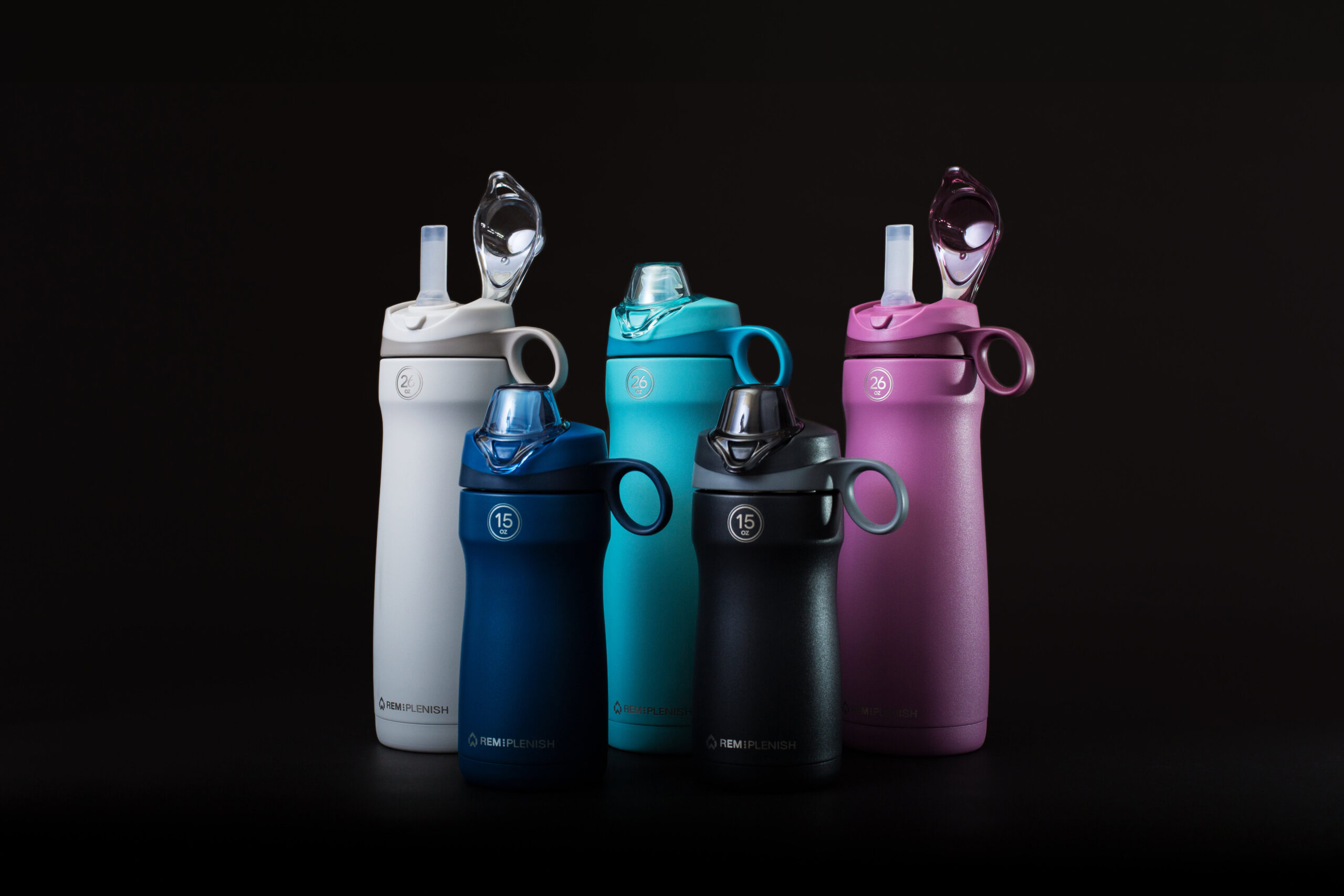 REMplenish Myo-Nozzle and water bottle range