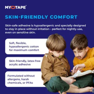 Hypoallergenic, latex-free adhesive for sensitive skin.