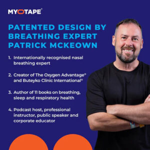 MyoTape for Adults with Sensitive Skin - breathable, gentle tape for sensitive skin, designed by bre.