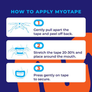 Step-by-step guide to applying MyoTape for sensitive skin adults.
