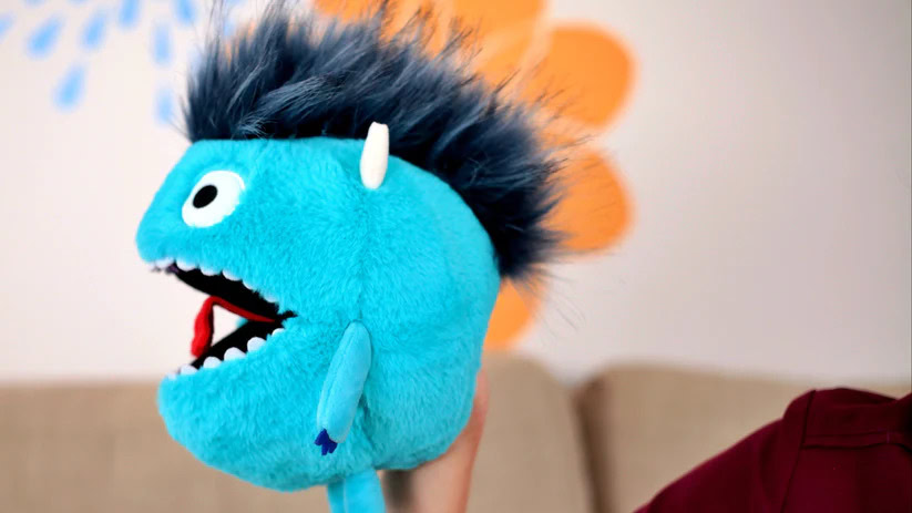 Gomez, the cool blue Speech Monster