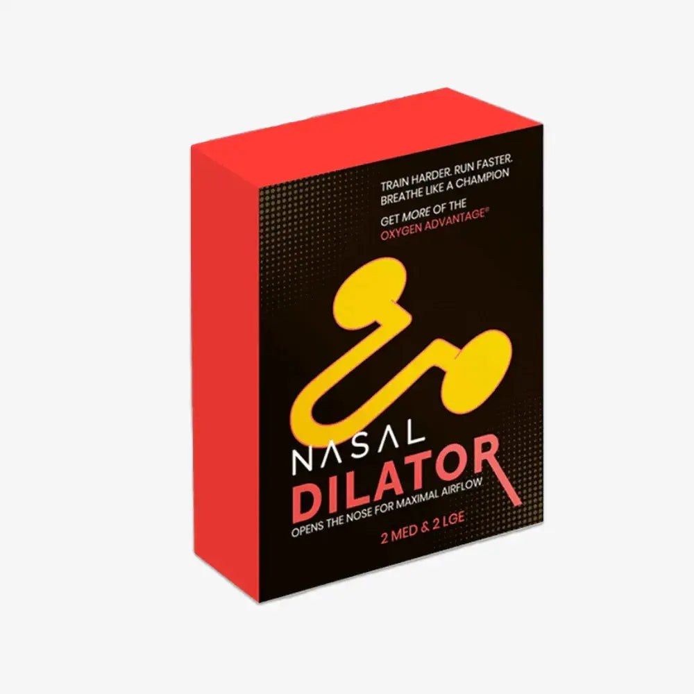 Oxygen Advantage Nasal Dilator box, pack of four internal nasal dilators in medium and large
