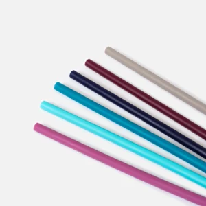 REMplenish silicone straws in the Stone Collection colours, fanned out