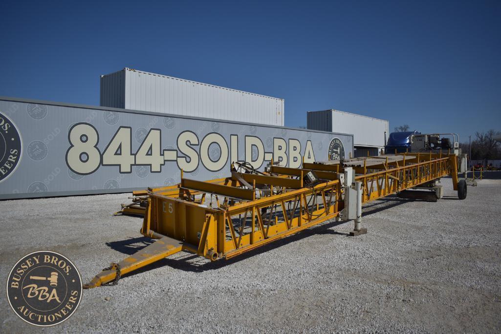 Heavy-duty trailer for auction at Bussey Bros Auctioneers.