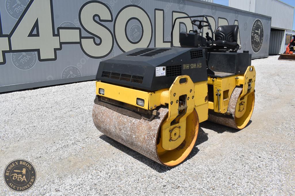 Road roller compactor for sale at Bussey Bros Auctioneers.