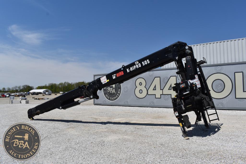 Crane for sale at Bussey Bros Auctioneers, featuring a K-HIPRO 505 model for industrial lifting.