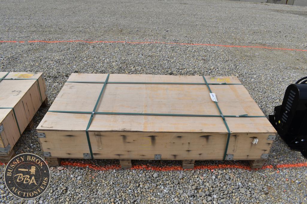Wooden crate for auction at Bussey Bros Auctioneers, ready for shipping or storage.