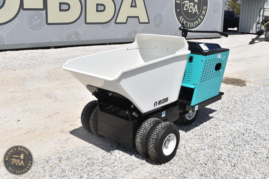 Portable concrete mixer for construction and building sites.