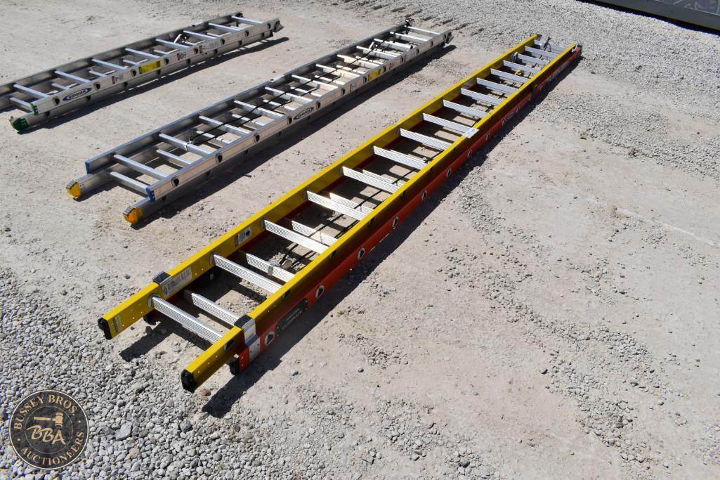 Heavy-duty construction ladders for industrial and building projects.