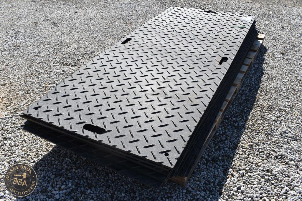 Durable metal platform with textured surface for industrial applications.
