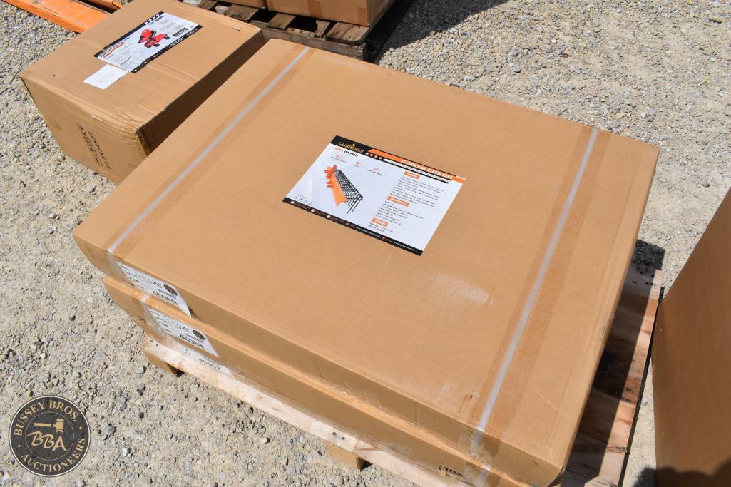High-quality cardboard shipping boxes at Bussey Bros Auctioneers for secure item transportation.
