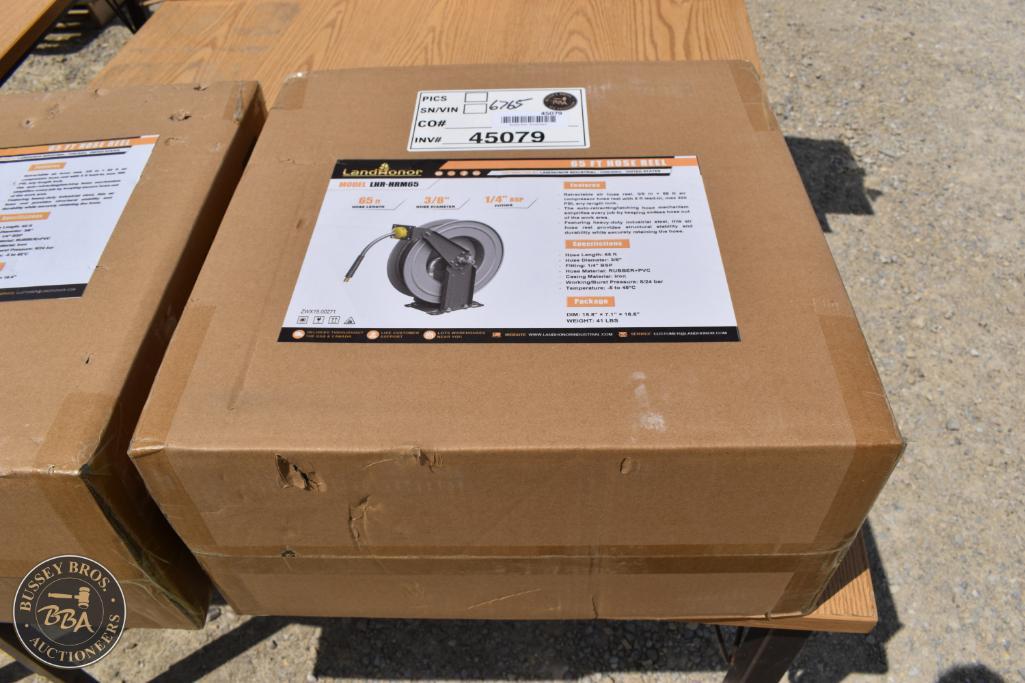 Industrial equipment shipment box at Bussey Bros Auctioneers.