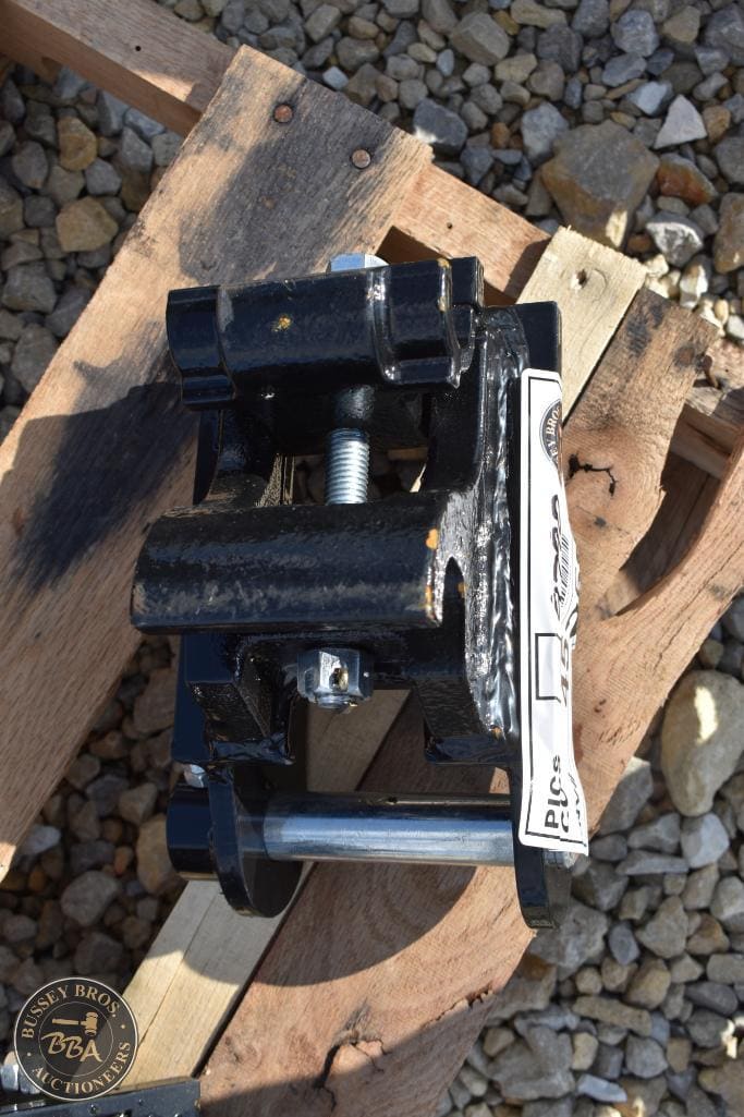 Heavy-duty industrial clamp for construction and machinery use.
