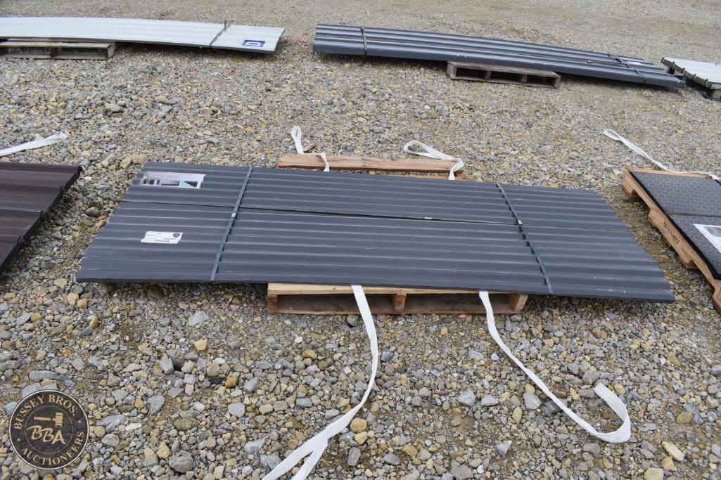 Metal roofing panels, durable and suitable for construction projects.