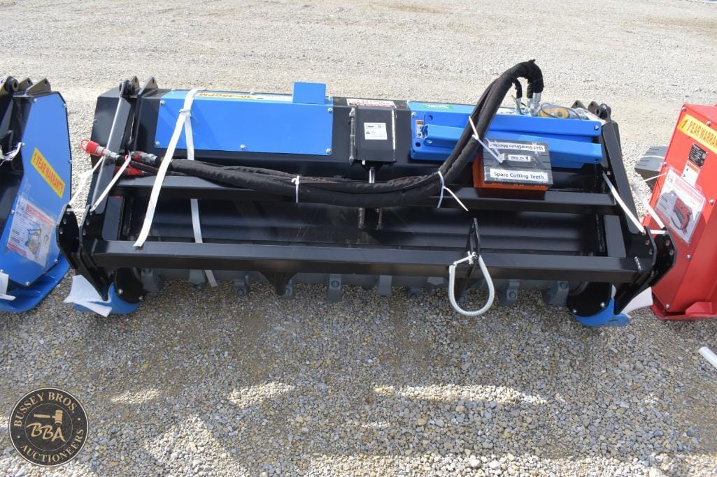 Agricultural machinery attachment for farming equipment at Bussey Bros Auctioneers.