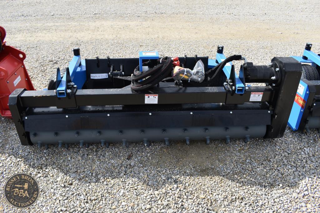 High-Performance Flail Mower for Agricultural and Landscaping Use.
