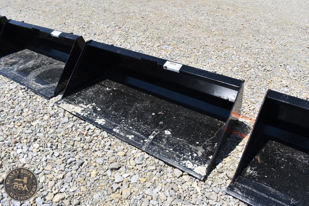 Excavator buckets for sale at Bussey Bros Auctioneers, suitable for various construction and excavat.