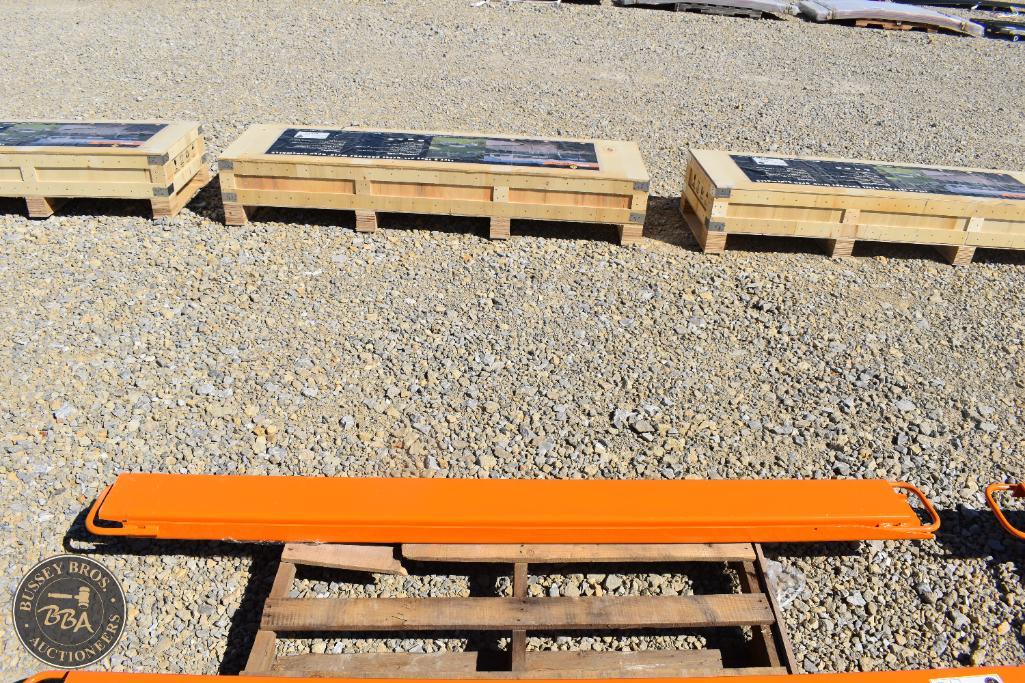 Outdoor equipment and auction items at Bussey Bros Auctioneers.