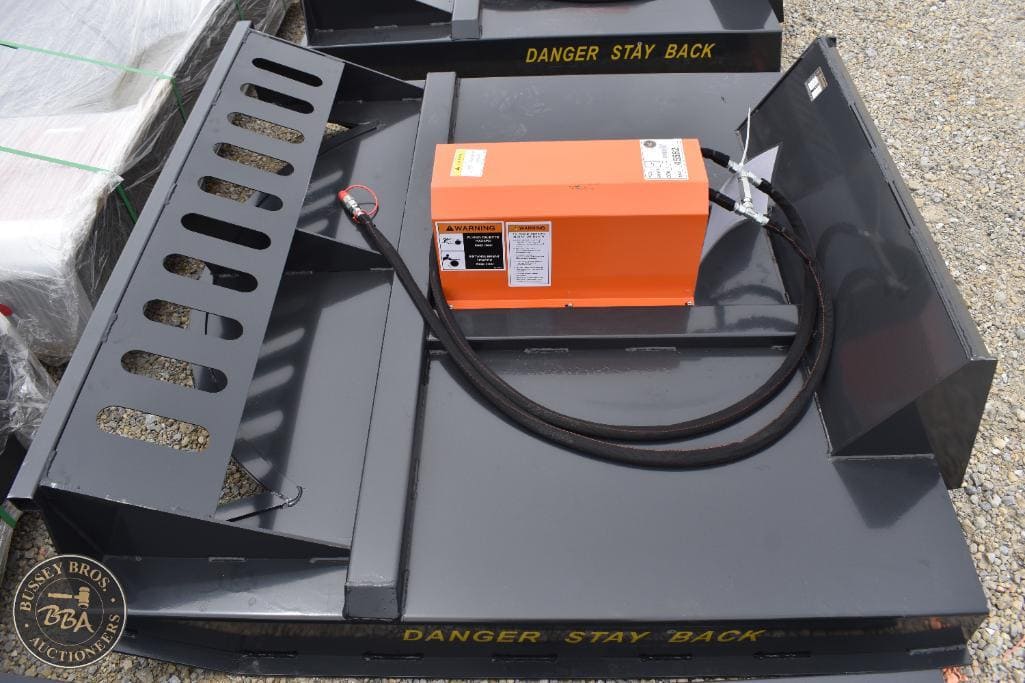 Battery charger for industrial equipment at Bussey Bros Auctioneers.