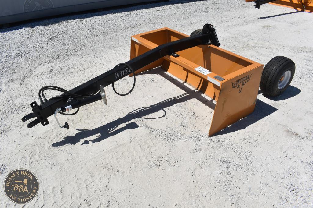 ATV Snow Plow with Hydraulic Lift for Farm and Property Maintenance.