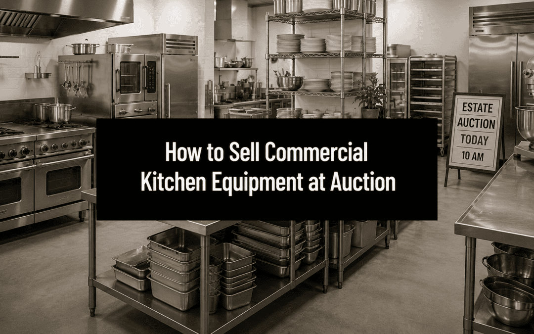 How to Sell Commercial Kitchen Equipment at Auction?
