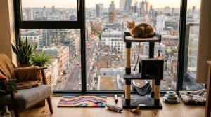 Apartment cat care hero
