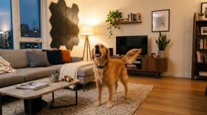 Soundproof dog barking hero