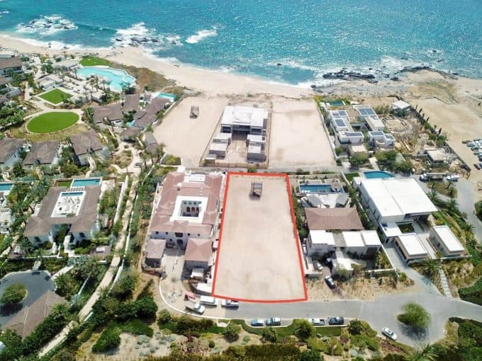 Aerial View Of A Homesite Near The Beach In Cabo Del Sol
