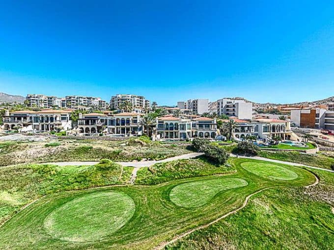 Aerial View Of A Putting Green And Condominiums At Puerta Del Sol, Cabo Del Sol
