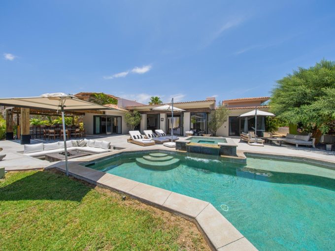 Cabo Del Sol Villa With Pool, Terrace, And Lounge Area Overlooking The Ocean View.