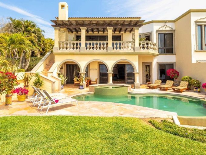 Cabo Del Sol Luxury Villa With Pool, Terrace, And Ocean-Facing Arches.